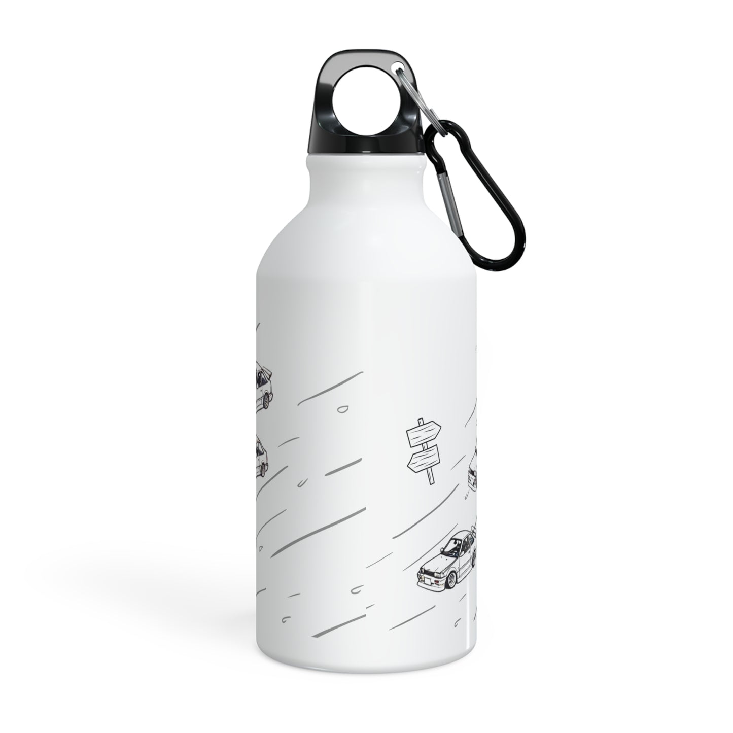 Sports Bottle - Vintage Oregon Old Race Car Design