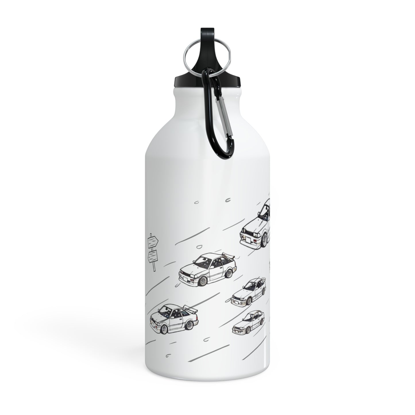 Sports Bottle - Vintage Oregon Old Race Car Design