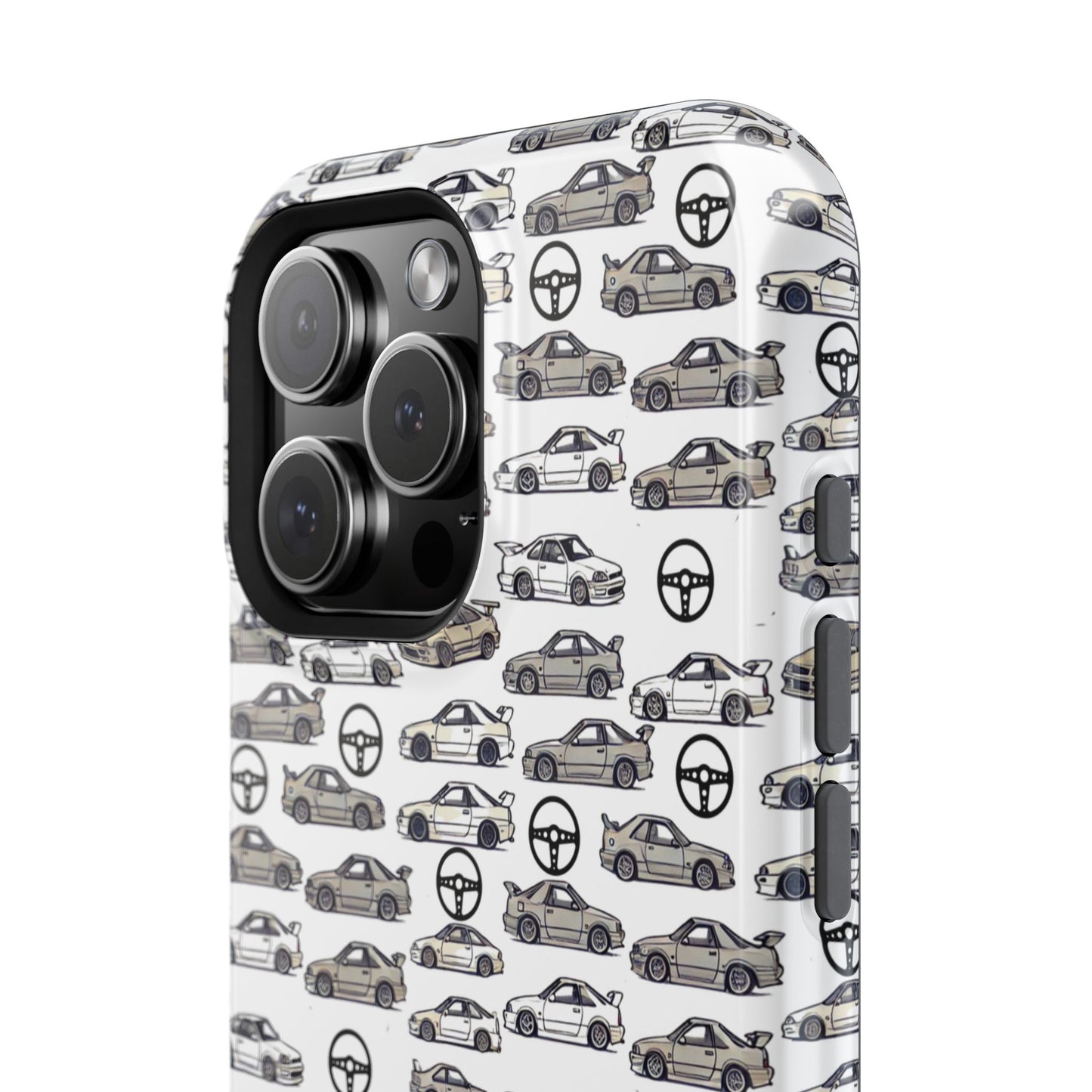 JDM Car pattern - Impact-Resistant Cases