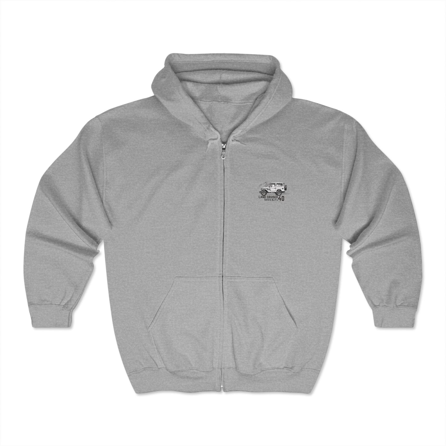 Hoodie - Land Cruiser 40 Off-Road Nature Adventure Sweatshirt