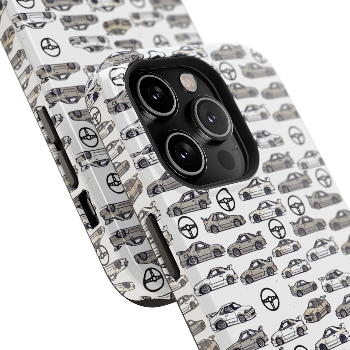 JDM Car pattern - Impact-Resistant Cases