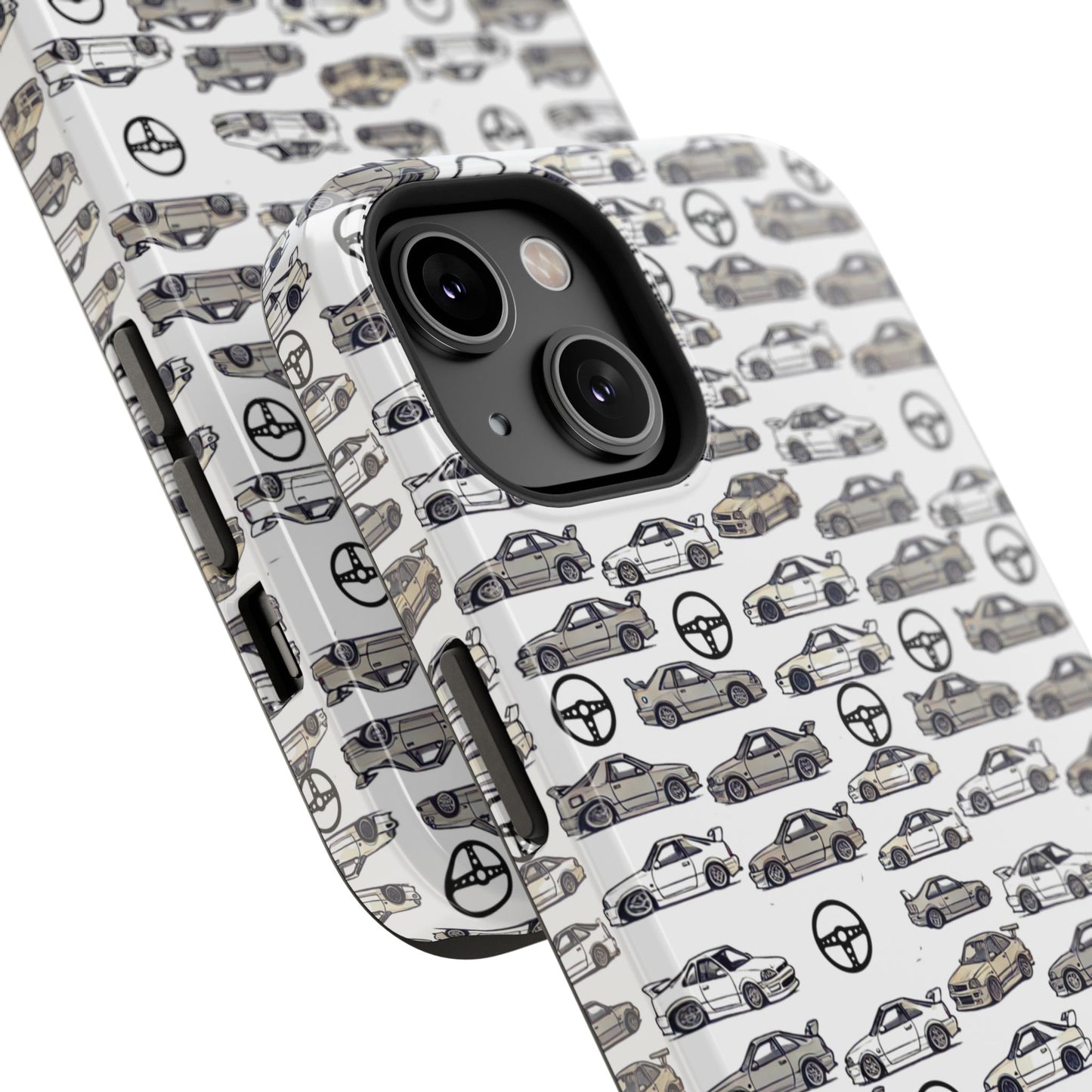 JDM Car pattern - Impact-Resistant Cases