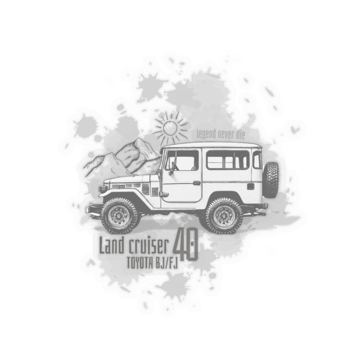 Stickers Land Cruiser 40