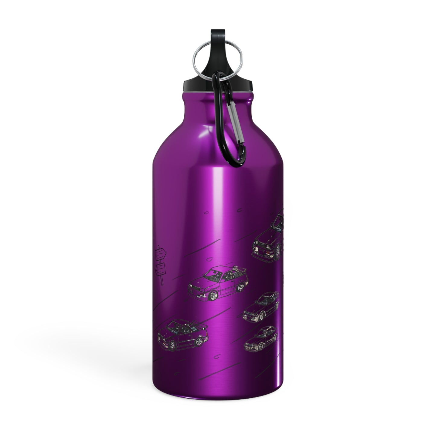 Sports Bottle - Vintage Oregon Old Race Car Design