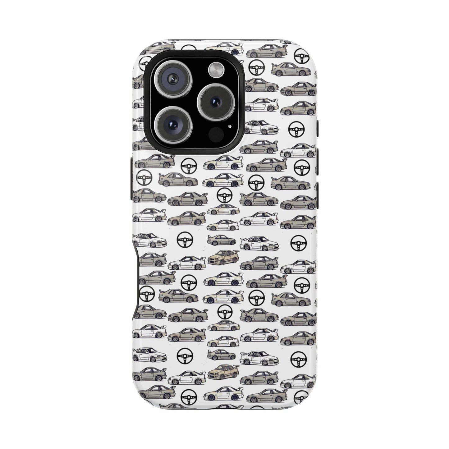 JDM Car pattern - Impact-Resistant Cases