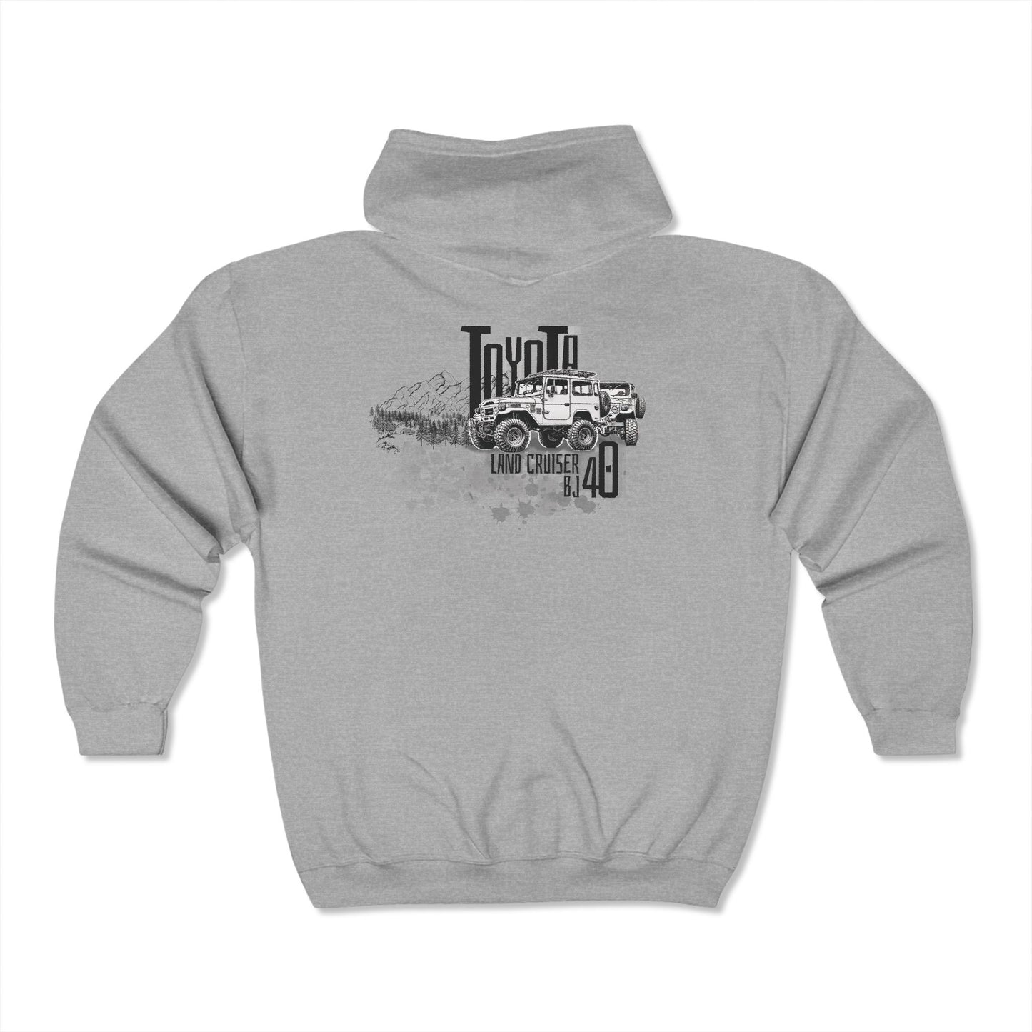 Hoodie - Land Cruiser 40 Off-Road Nature Adventure Sweatshirt