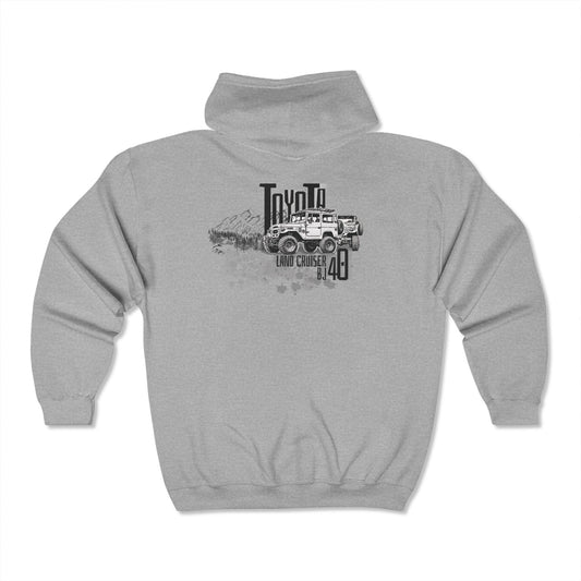 Hoodie - Land Cruiser 40 Off-Road Nature Adventure Sweatshirt