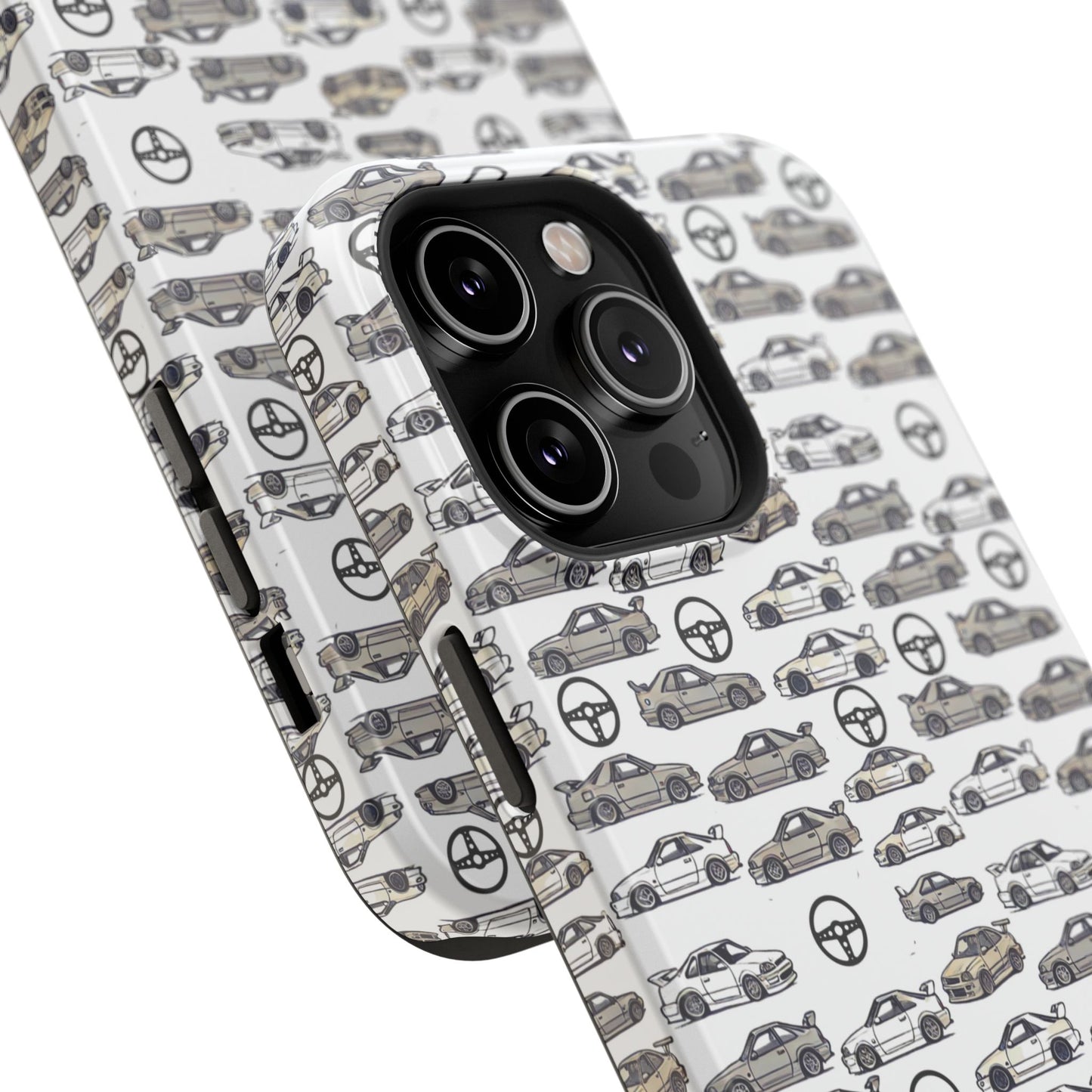 JDM Car pattern - Impact-Resistant Cases