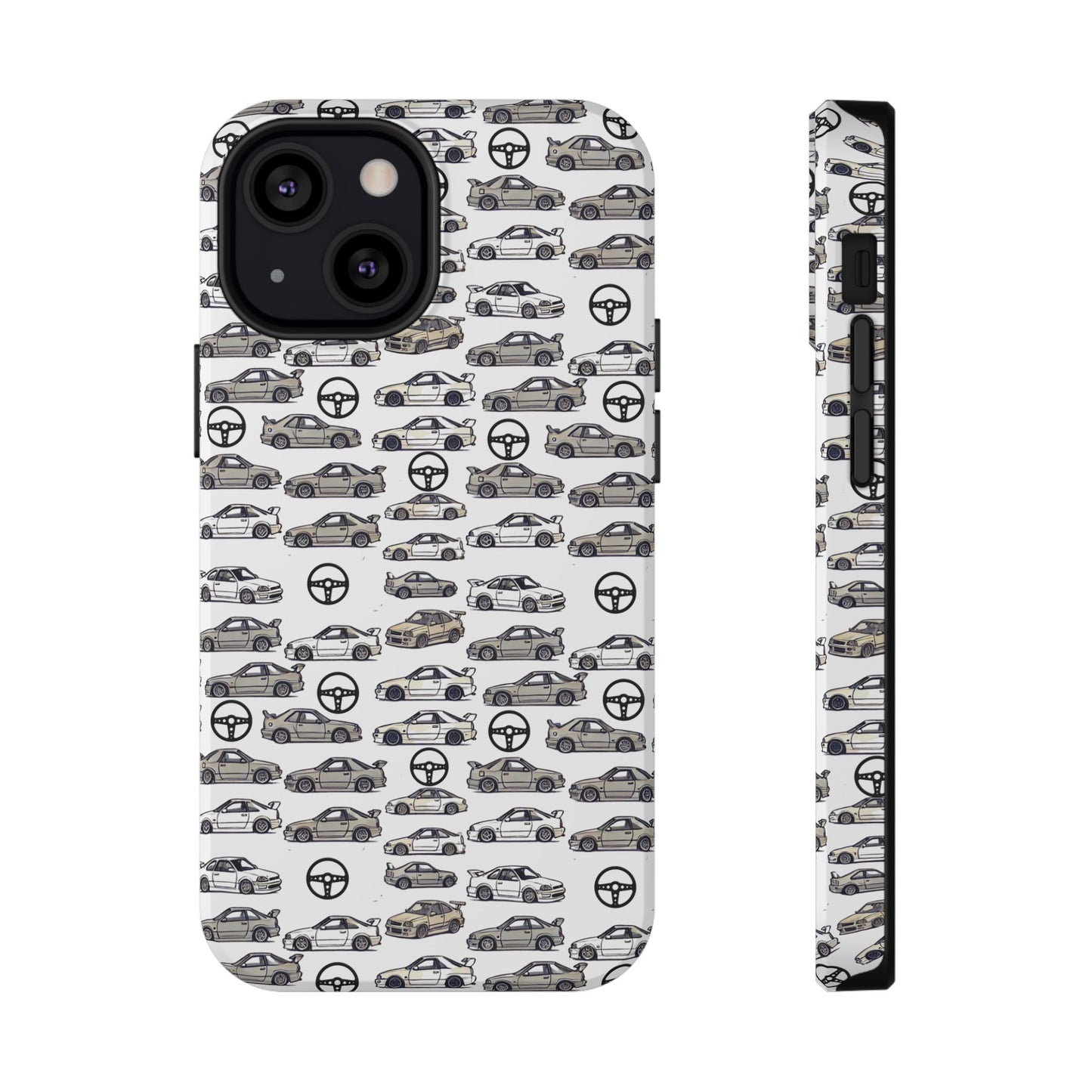 JDM Car pattern - Impact-Resistant Cases