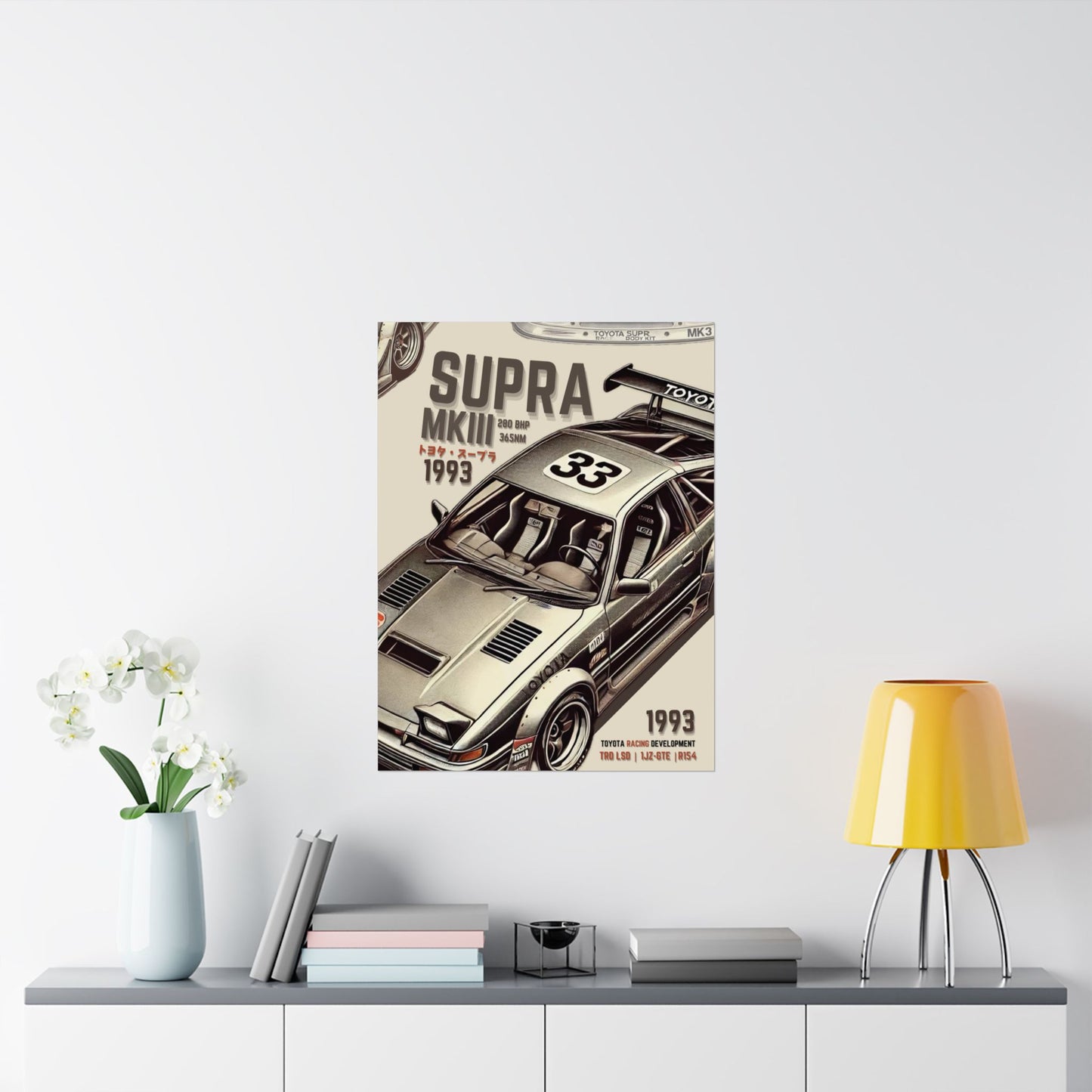 Street Supra A70 Matte Vertical Posters