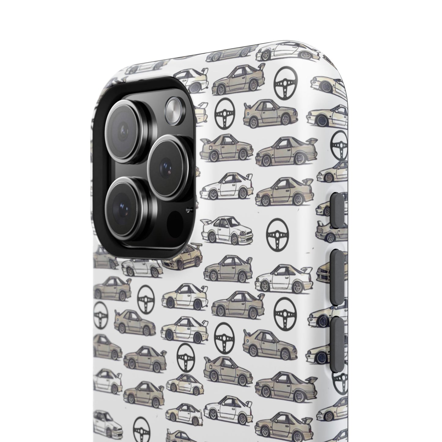 JDM Car pattern - Impact-Resistant Cases