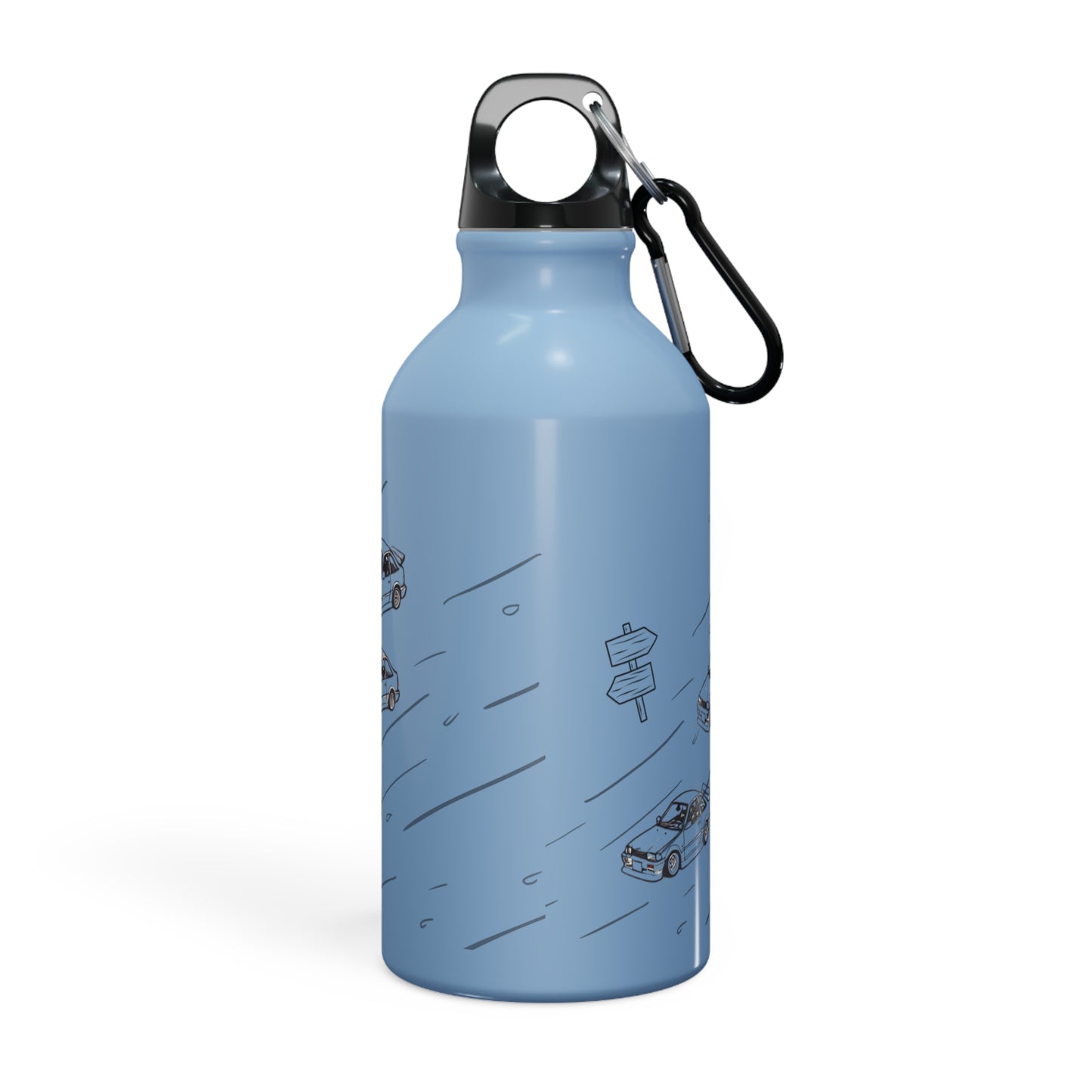 Sports Bottle - Vintage Oregon Old Race Car Design