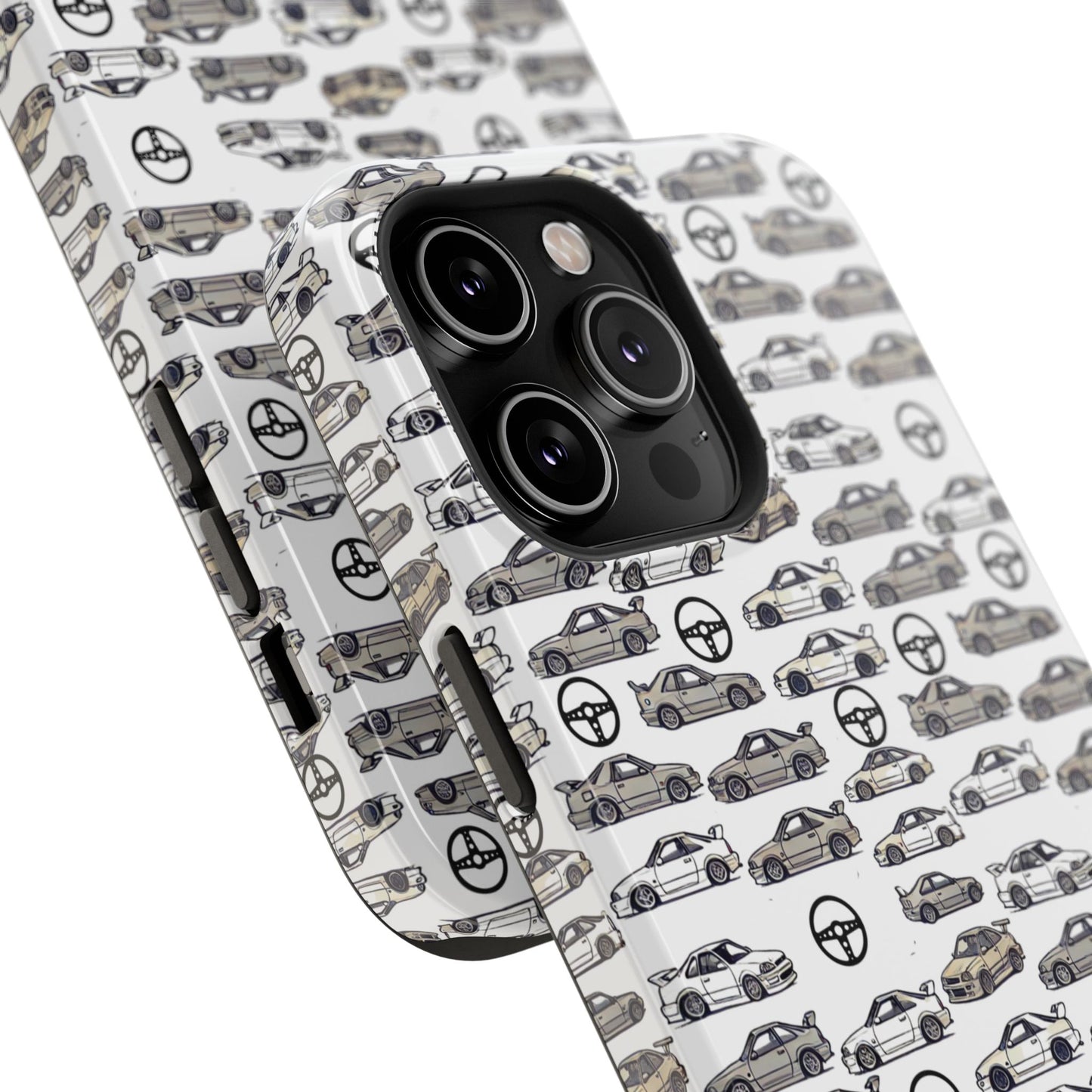 JDM Car pattern - Impact-Resistant Cases