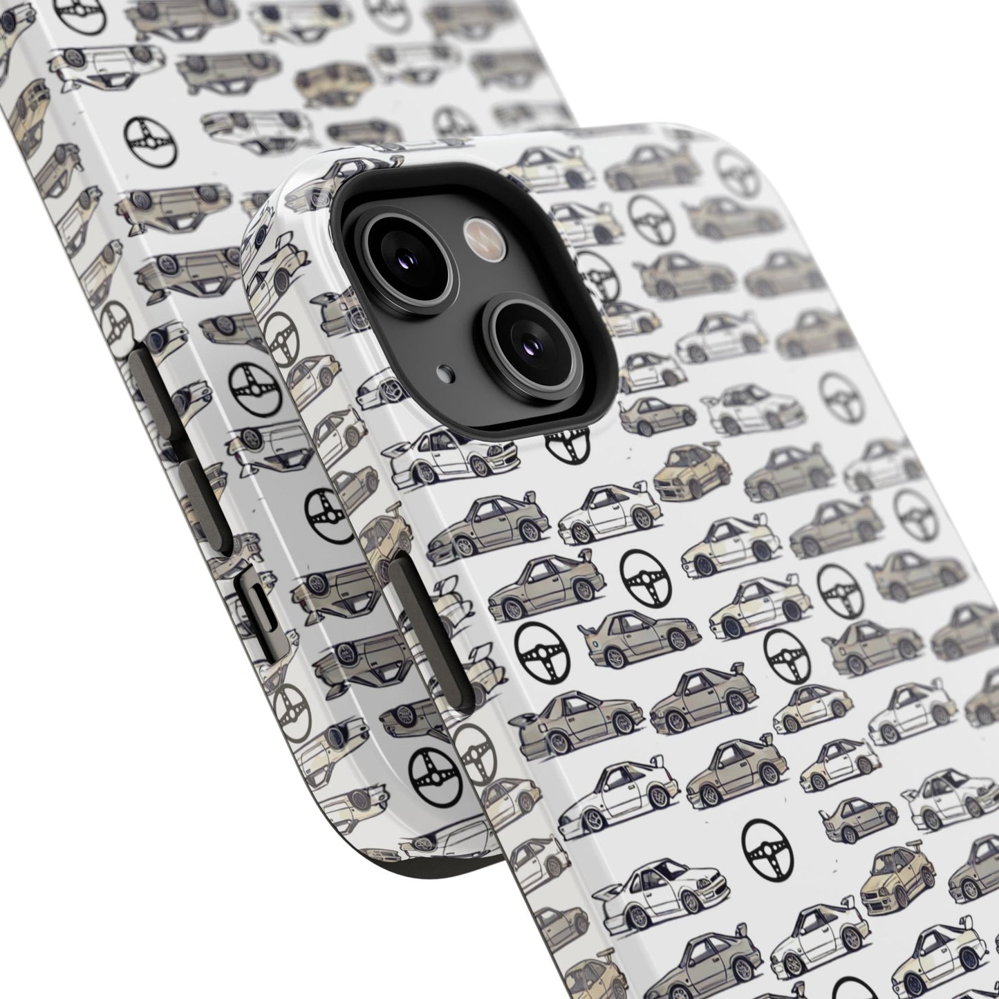 JDM Car pattern - Impact-Resistant Cases