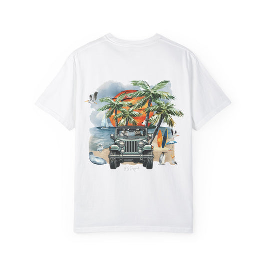 Palms Animals Beach Unisex T-shirt