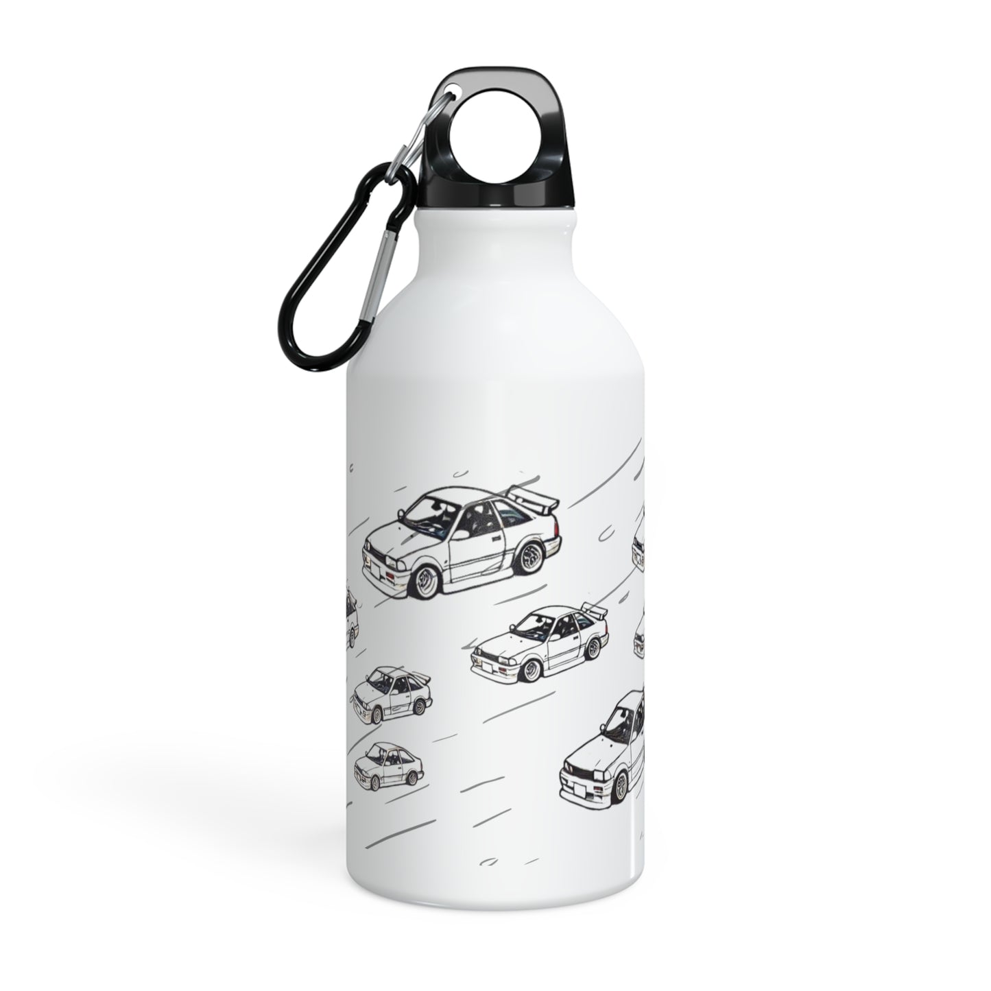 Sports Bottle - Vintage Oregon Old Race Car Design