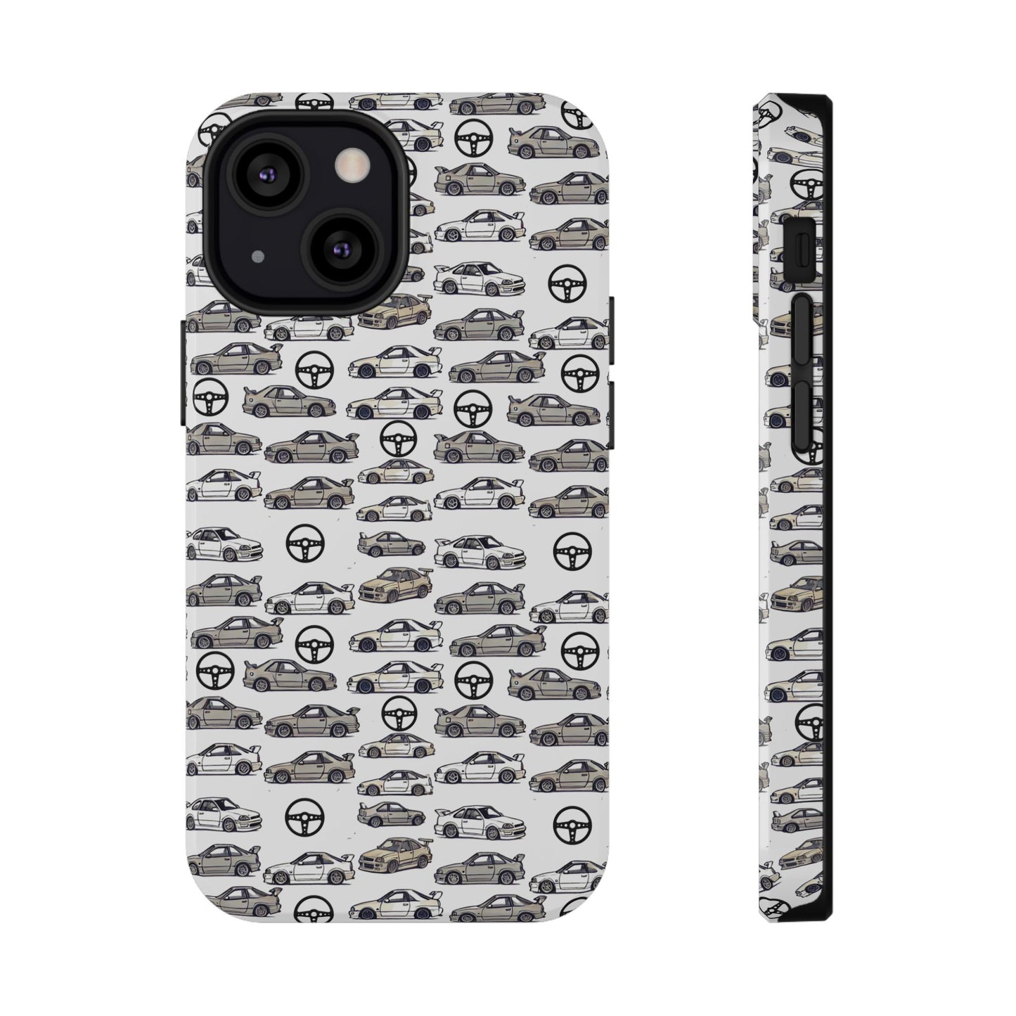 JDM Car pattern - Impact-Resistant Cases