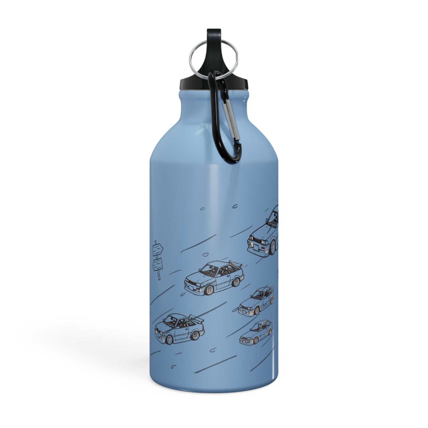 Sports Bottle - Vintage Oregon Old Race Car Design