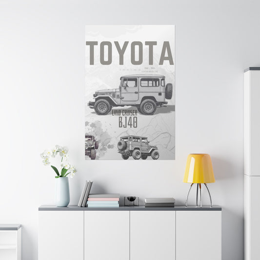 Poster Toyota Land Cruiser 40 Legendary Off-Road