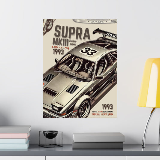 Street Supra A70 Matte Vertical Posters