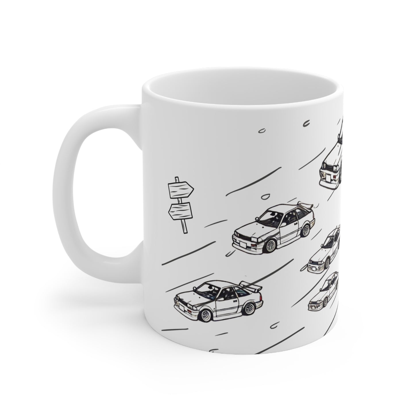 Mug - Simple Car Design Coffee Cup 11oz/15oz