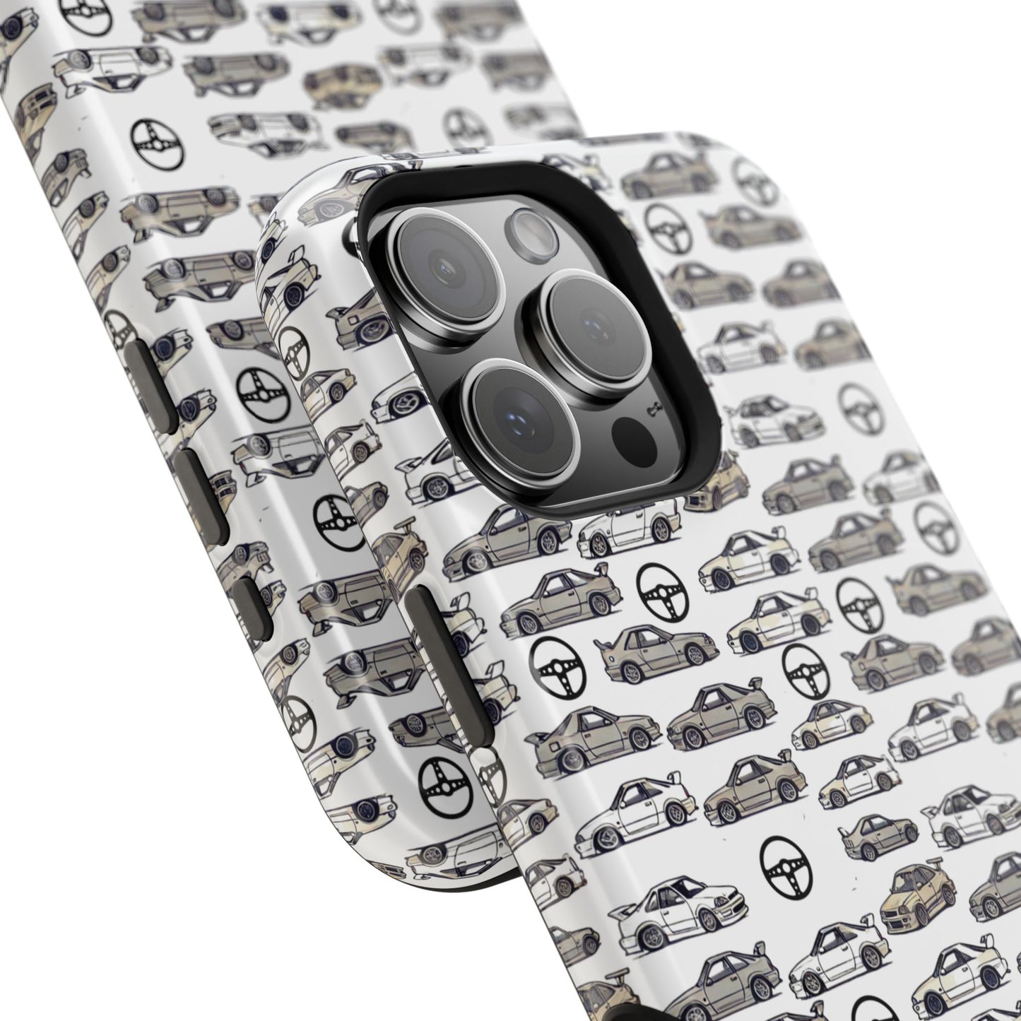 JDM Car pattern - Impact-Resistant Cases