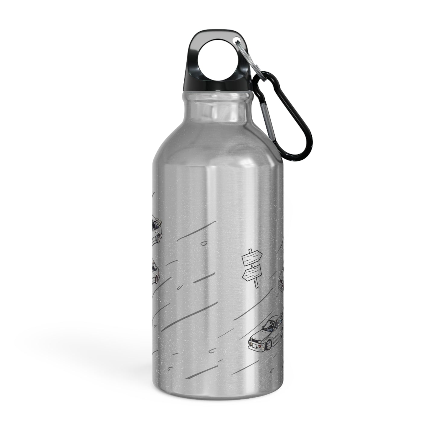 Sports Bottle - Vintage Oregon Old Race Car Design