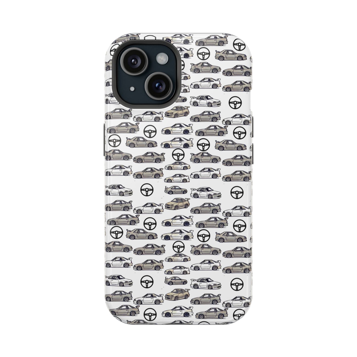 JDM Car pattern - Impact-Resistant Cases