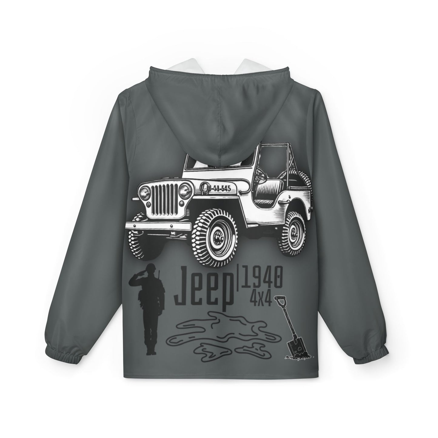 Windbreaker Jacket - Classic Jeep Willys 1940 Design