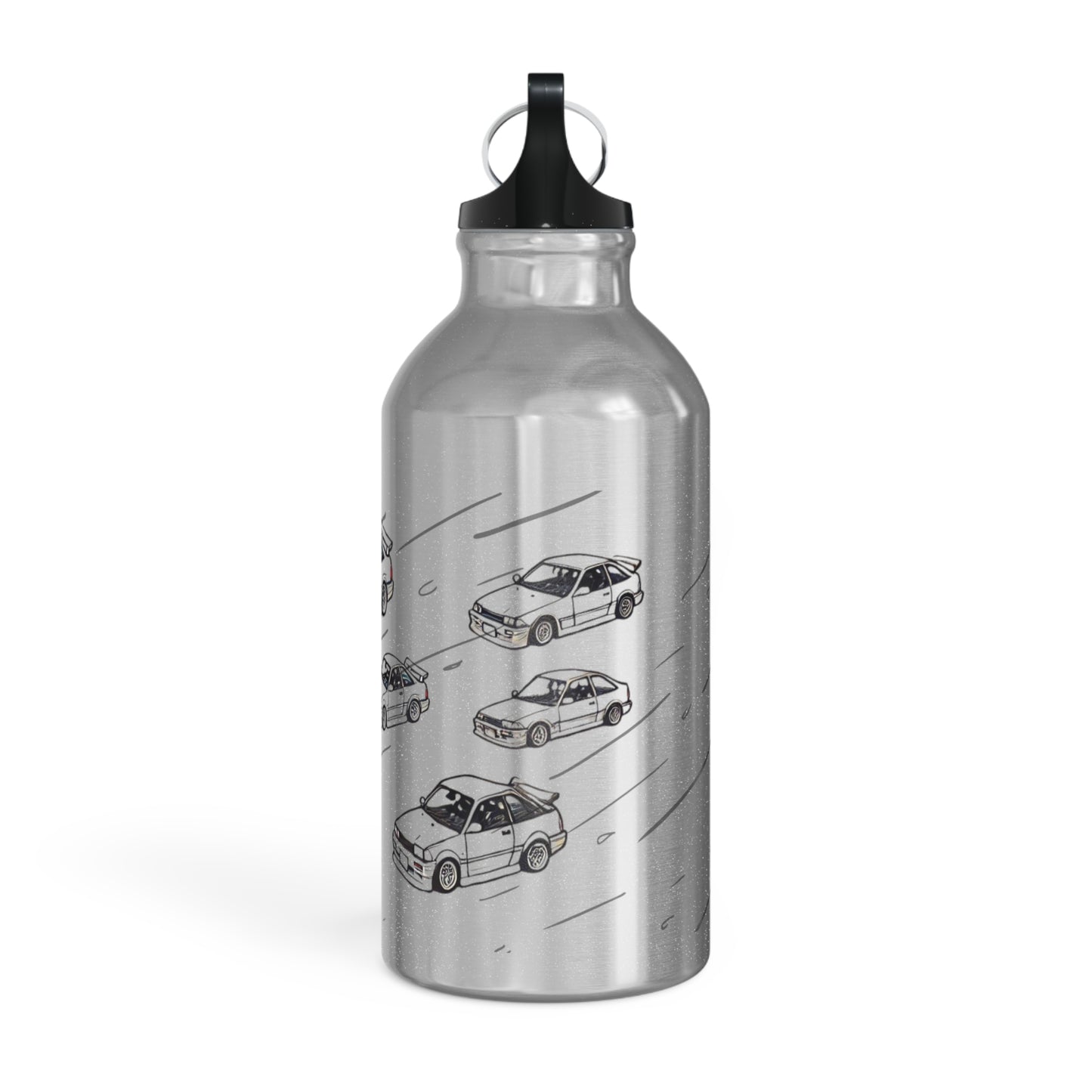 Sports Bottle - Vintage Oregon Old Race Car Design